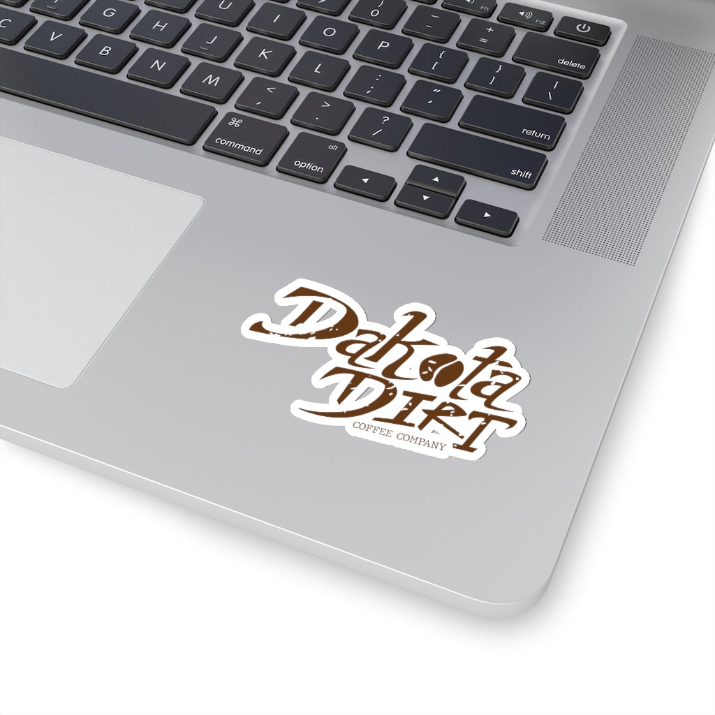 Sticker (brown text logo)